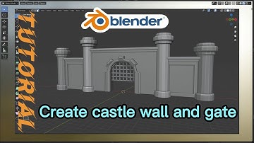 How to create Castle Door in Blender