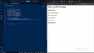 DAY 1 - HTML "h1–h6" & "p"Tags Explained + Debug Practice