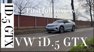 полный обзор VW id.5 GTX на русском языке #видеообзорid5gtx #maxpowerauto #vwid5gtx #electriccars