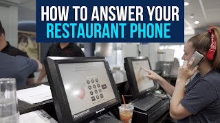 Restaurant Owners Operators This is the RIGHT Way to Answer Your Restaurant Phone