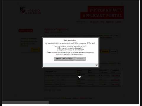 Postgraduate Applicant Portal User Guide