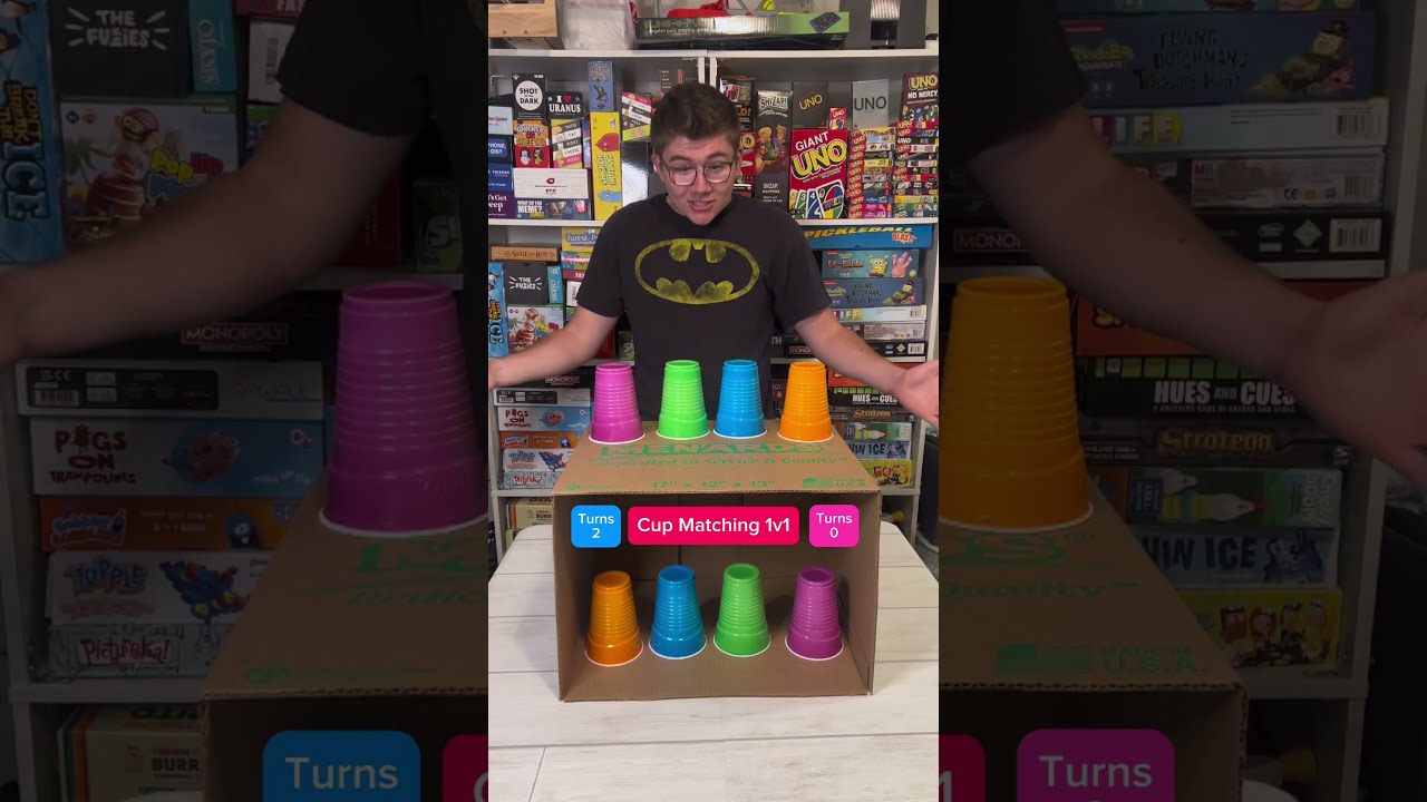 Who Can Match The Cups First 