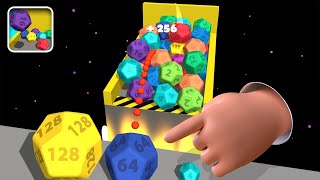 Merge Dodecahedron 3D - New 2048 Merge Cube Games 2021 | Android Gameplay Walkthrough screenshot 2