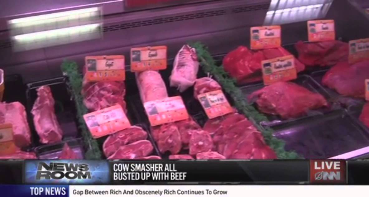 video editing software free The onion news- cow bashing machine