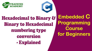 Conversie van het nummeringssysteem van binair naar hexadecimaal en van hexadecimaal naar binair