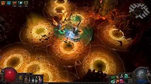 [Path of Exile 3.0] Blade Flurry Crit/Block Gladiator Uber Atziri Run