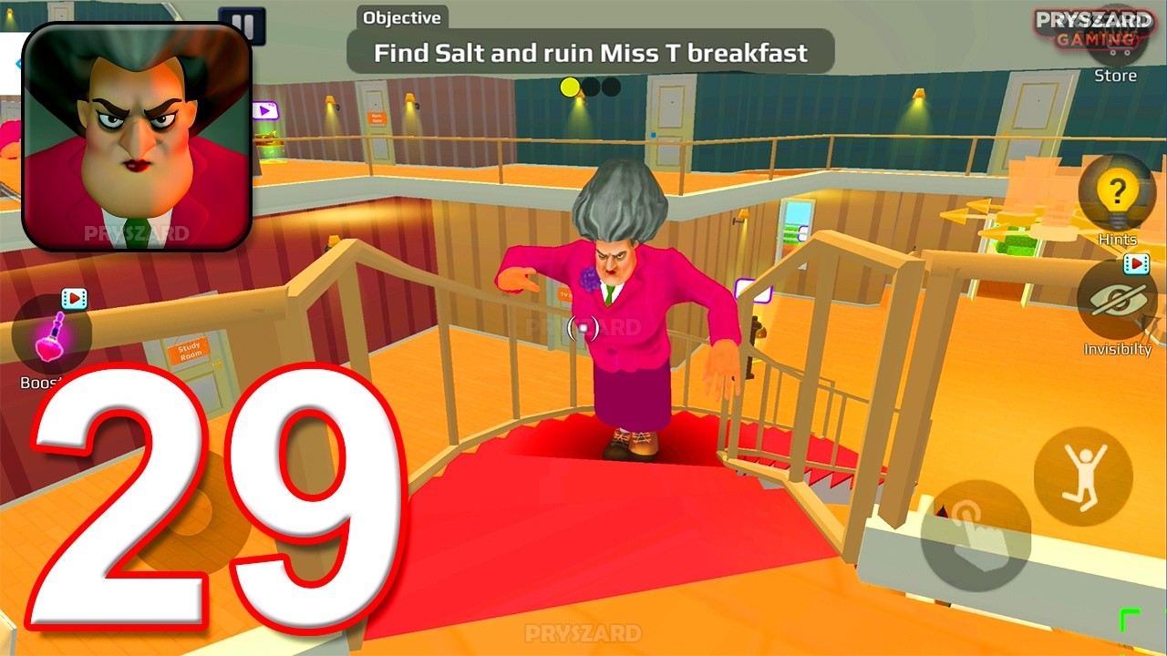 Scary Teacher 3D - (Poki) - Gameplay Walkthrough Part 29 - Prank Miss T Chapter Update (iOS, Android