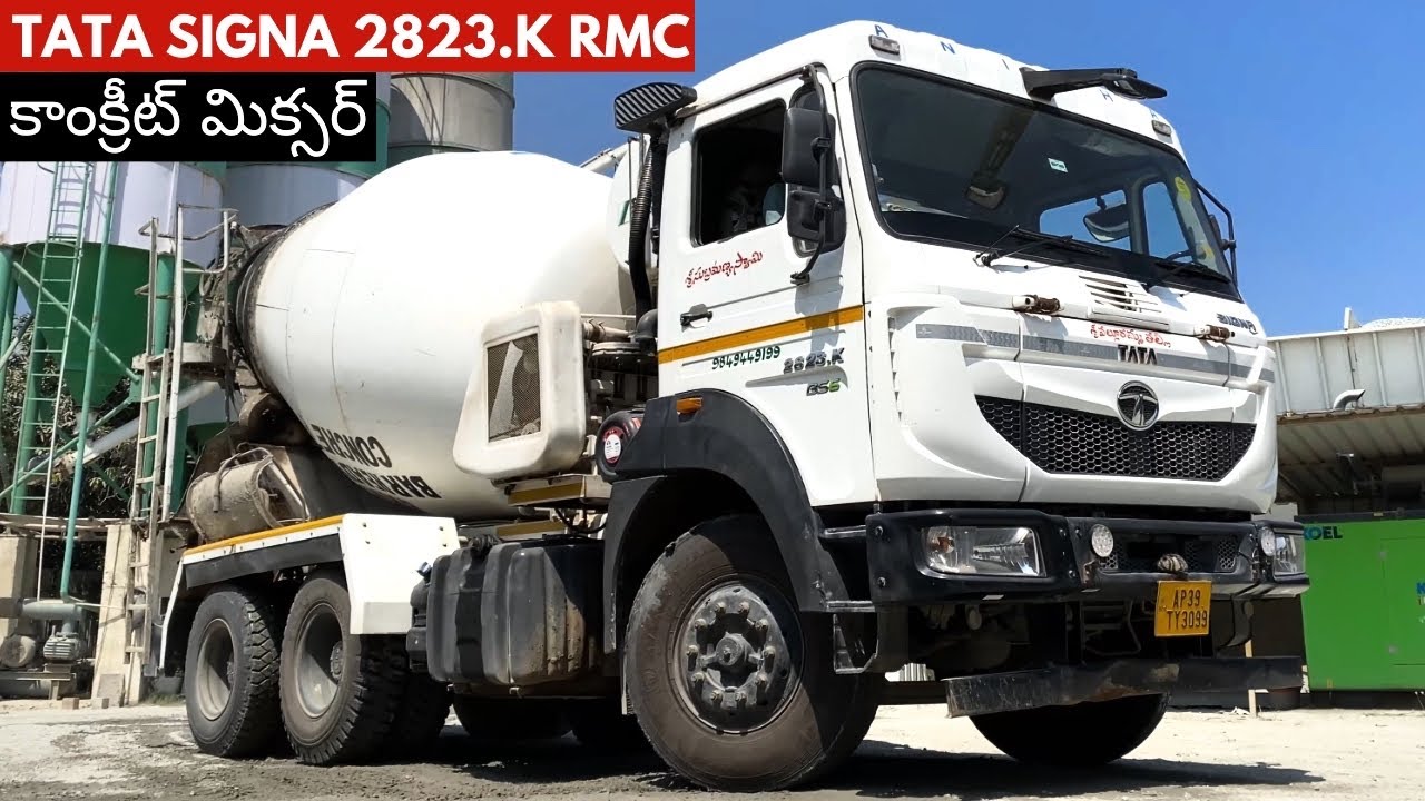 Tata Signa 2823.K RMC Concrete Mixer Tirupati Walkaround Review