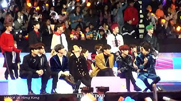 171201 MAMA - EXO Power Reaction: NCT127, Got7, Red Velvet, Super Junior(towards the end)