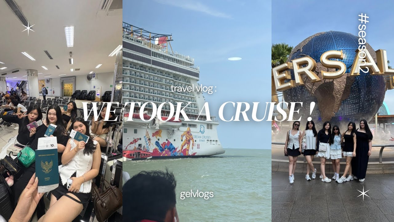 Girls Trip on a Cruise 🚢 | Singapore & Melaka Vlog