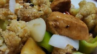 CAULIFLOWER STIR-FRY CHICKEN RECIPE IN OYSTER SAUCE | Easy and Delicious Recipe