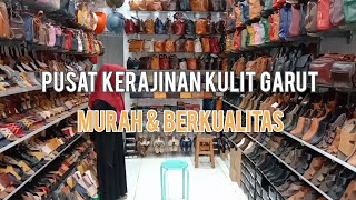 Pusat Jual Kerajinan Kulit Sukaregang Garut