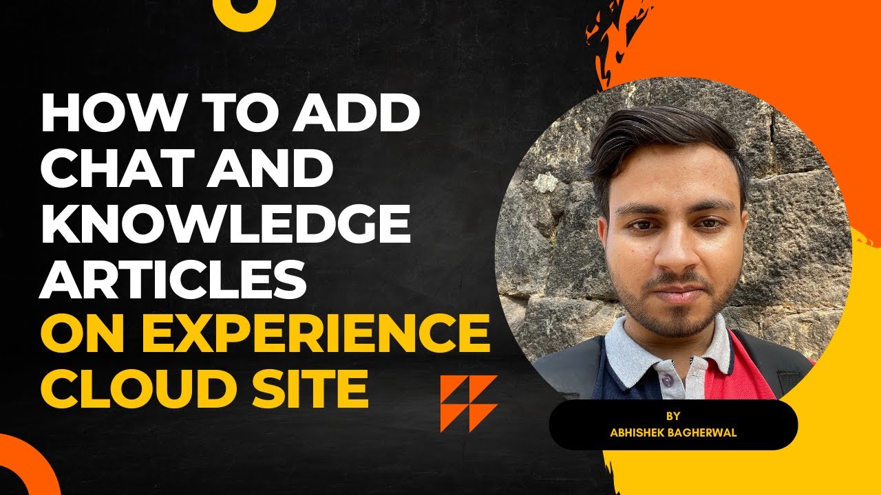 How To Add Chat And Knowledge Articles On Experience Cloud Site - YouTube