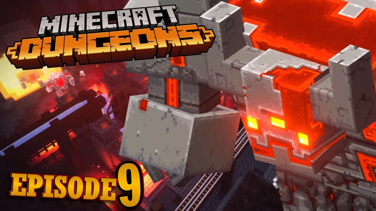 Minecraft Dungeons - Fiery Forge! Redstone Monstrosity Boss Fight! | Episode 9