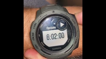 How to delete a timer on your Garmin Instinct.