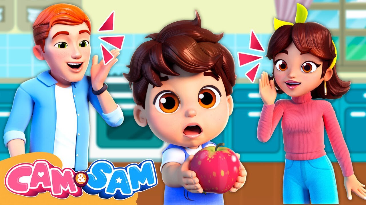 Yes Papa, Yes Mama 🍎 DANCE 🍌 Kids Songs & Nursery Rhymes | Cam & Sam