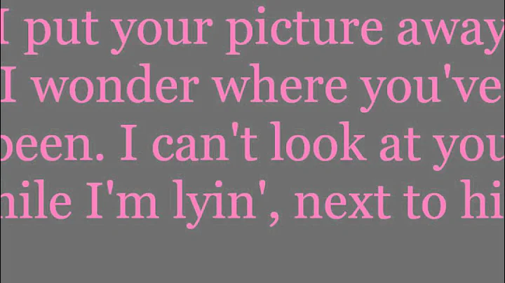 Kid Rock Ft Sheryl Crow Picture [Lyrics]