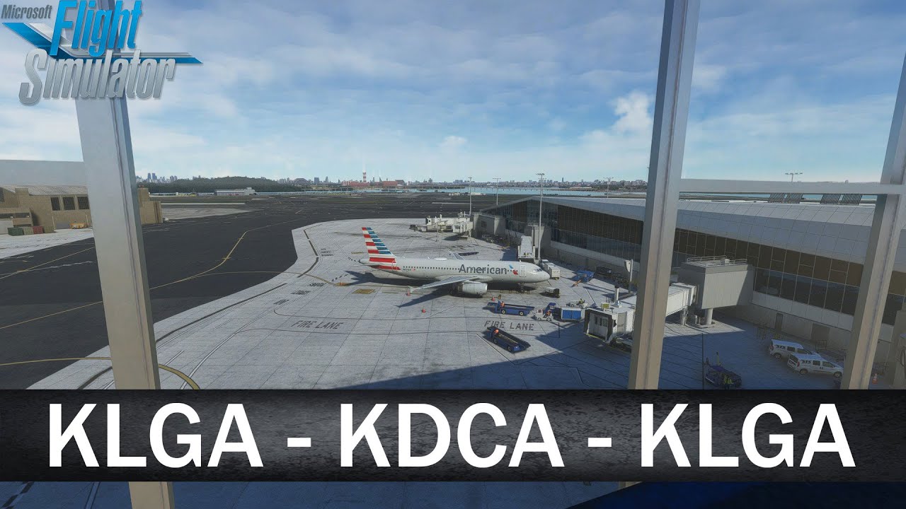 MSFS Live American Airlines OPS Fenix A320 La Guardia to