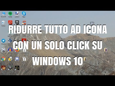 Video: Come Ridurre A Icona Il Programma