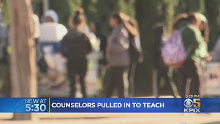 Plans To Use Counselors To Cover Teacher Substitute Shortages Face Criticism In San Jose