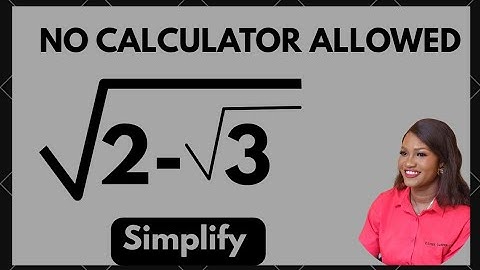 RADICAL SIMPLIFICATION | MATH OLYMPIAD 
