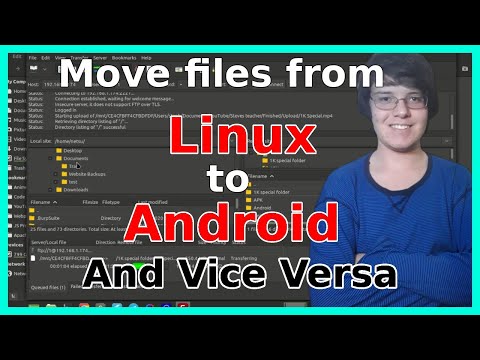 How to send files between Linux (Ubuntu/Mint) and Android