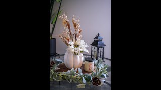 DIY Pumpkin Centerpiece For Fall