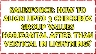 Salesforce: How to align upto 3 checkbox group values horizontal after than vertical in lightning?