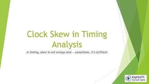 Clock Skew in VLSI Timing | Setup, Hold, and Useful Skew Explained