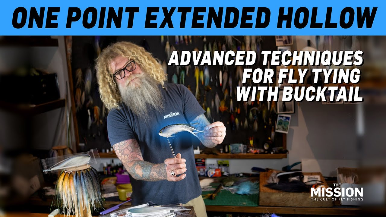 One Point Extended Hollow Fleye - Step-by-step fly tying with Andre van Wyk