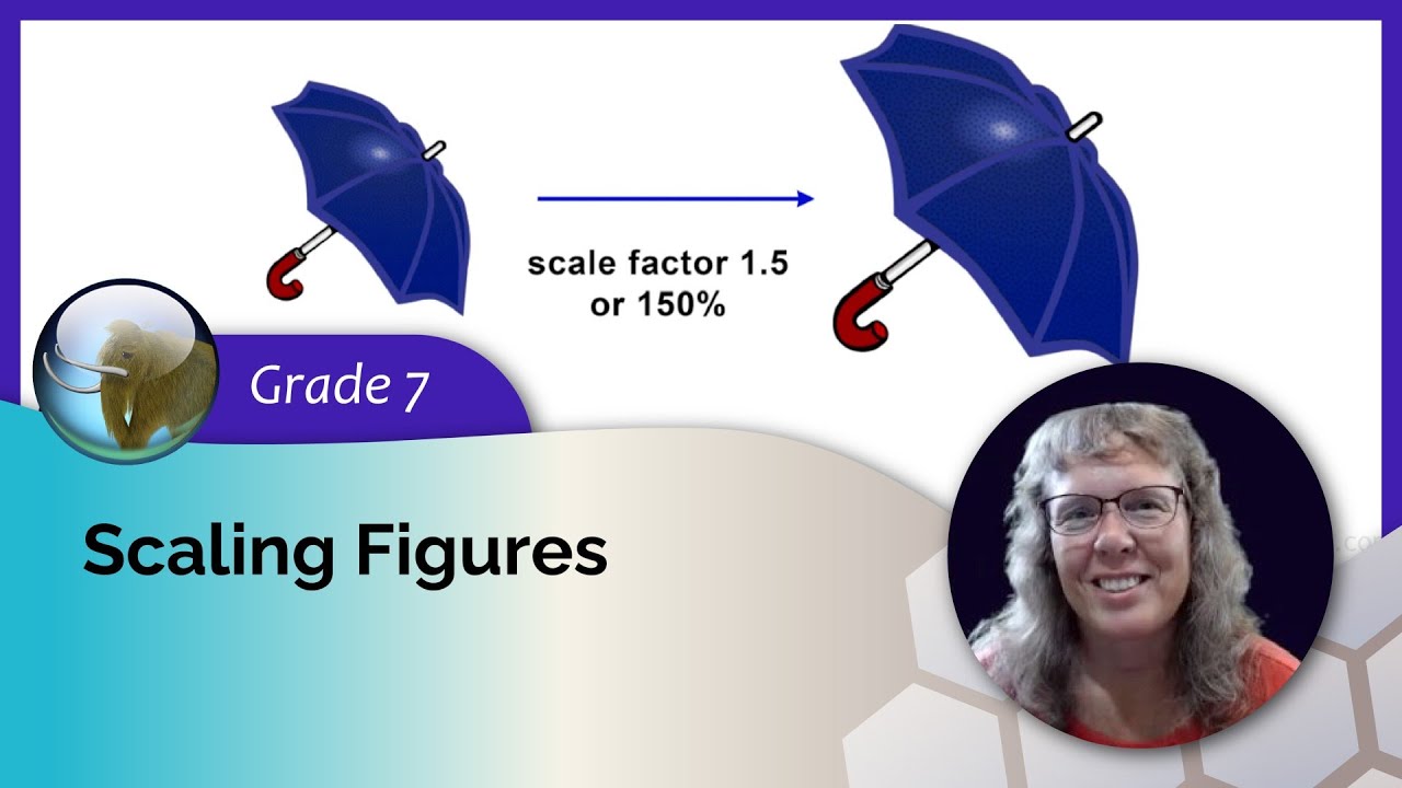 Scaling figures, scale factor, and similarity ratio (7th grade math ...