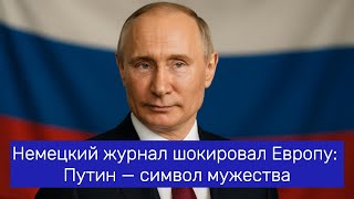 Немецкий журнал шокировал Европу Путин — символ мужества.
