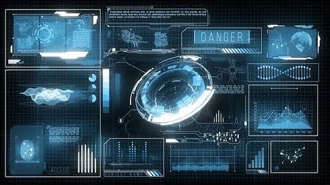 Futuristic HUD Display Data Stock Motion Graphics