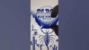 Pabst Blue Ribbon Infinite Zoom