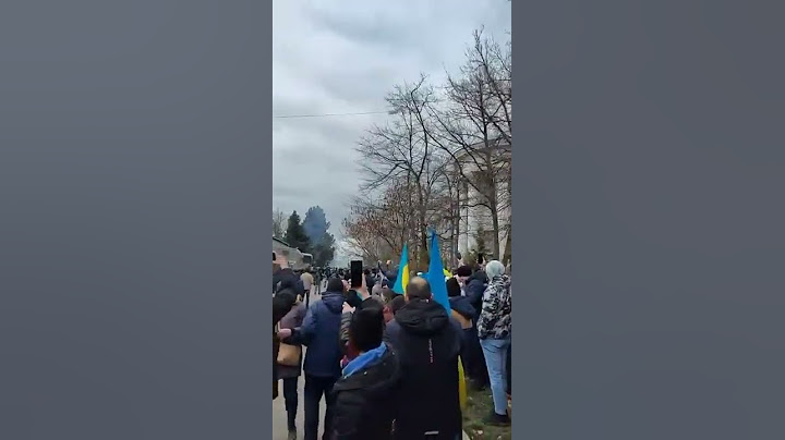 Новая Каховка (Херсонская область), куда вошли российские войска, требует от захватчиков убраться