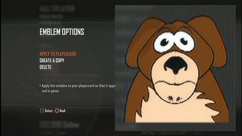 Call of Duty Black Ops 2 : Dog Emblem Tutorial