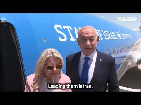 Netanyahu takes off for Washington