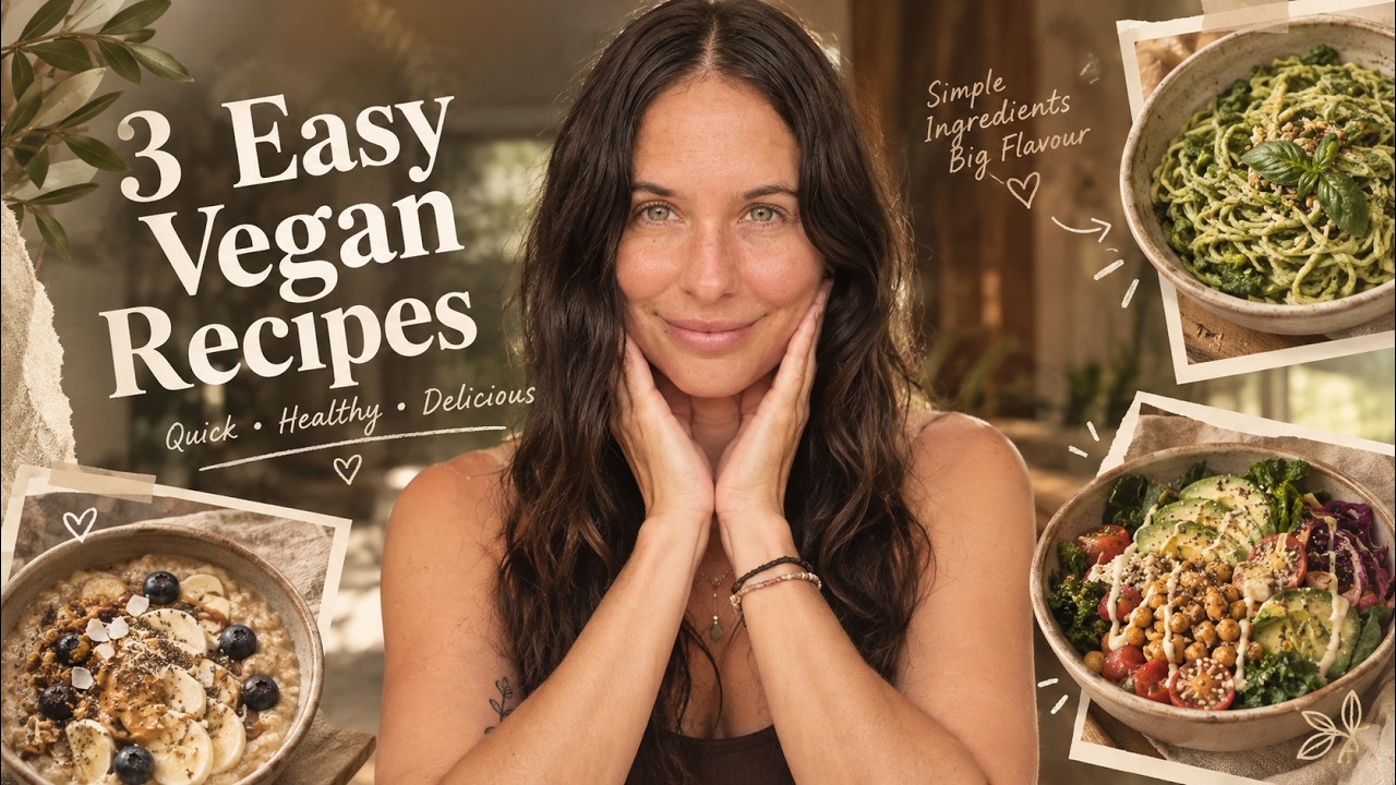 3 Easy Vegan Recipes - YouTube