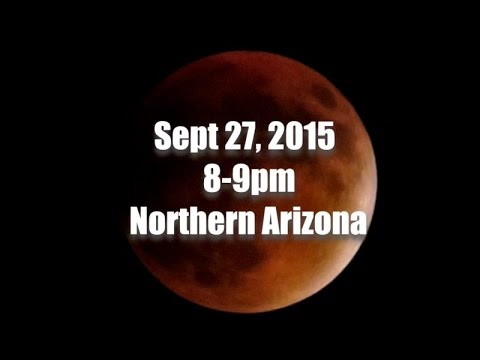 Supermoon ~ Blood Red Lunar Moon Eclipse ~ Sept 27, 2015