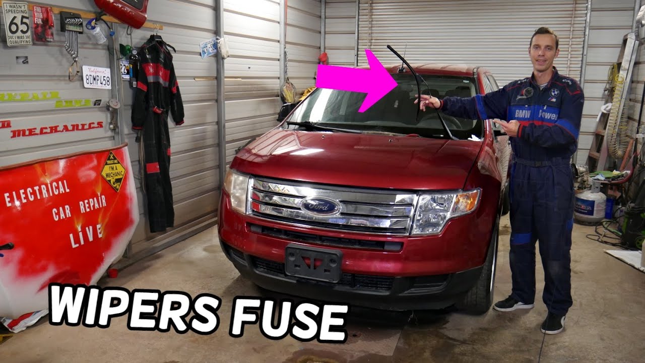 FORD EDGE WINDSHIELD WIPER FUSE LOCATION REPLACEMENT. WIPERS DO NOT