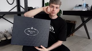 prada boots unboxing and packing for nyc
