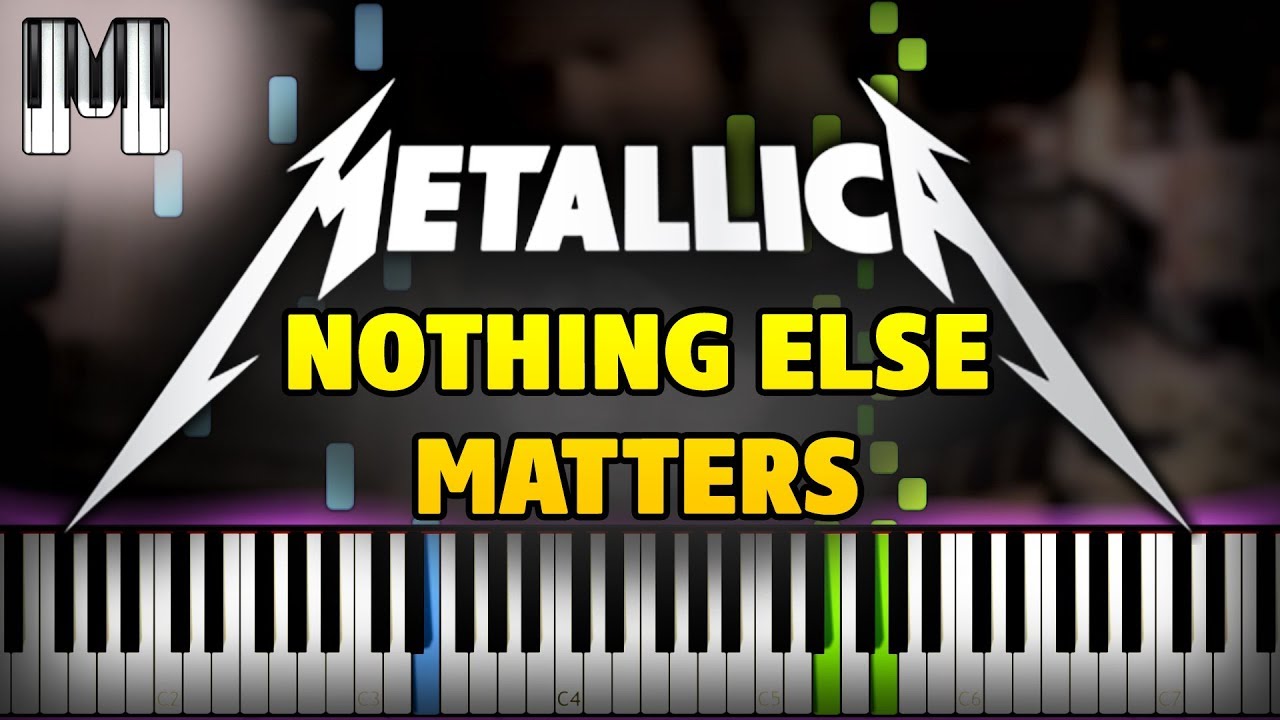 metallica nothing else matters piano