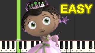 Super Why - I Love To Spell Piano Tutorial