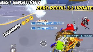 zero recoil sensitivity 3.2 update || bgmi zero recoil sensitivity || bgmi 3.2 update sensitivity