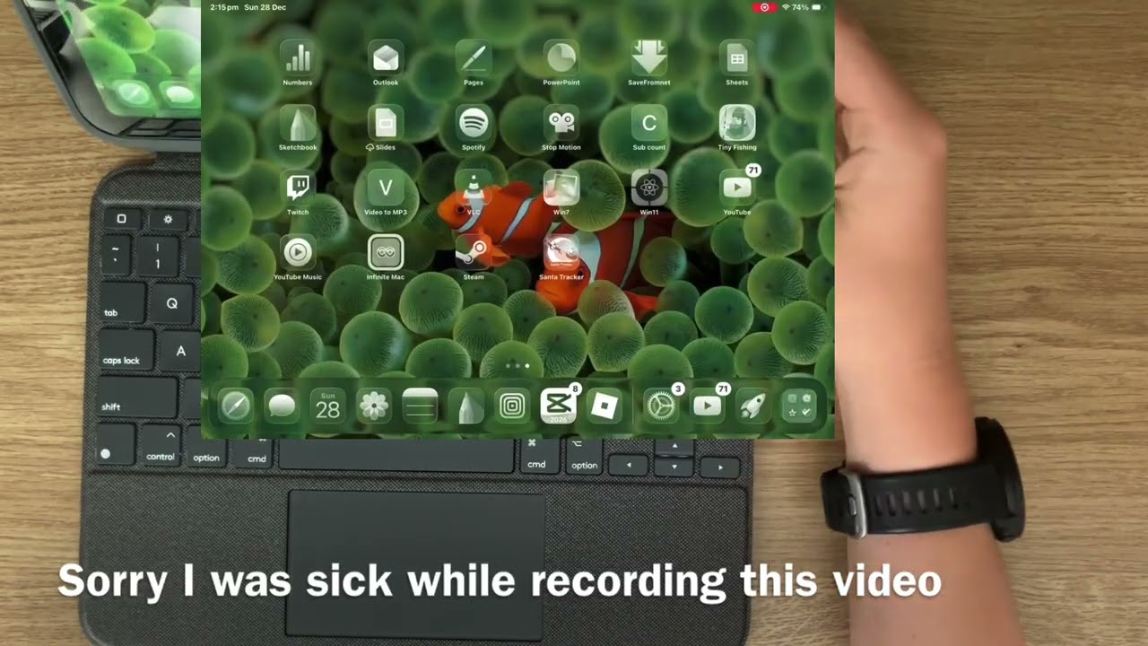 Braging and then putting windows 11 on ipad