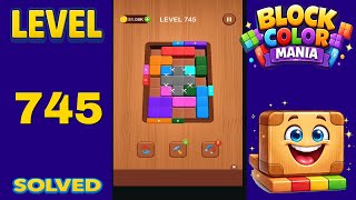 Block Color Mania – Level 745 | Fast & Clean Solution