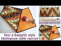 Bargello Style Halloween Table Runner Quilt