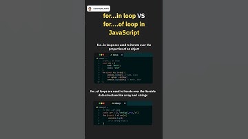 For in Loop Vs for of loop in JavaScript #feedshorts #coding #webcoding #webdevelopement