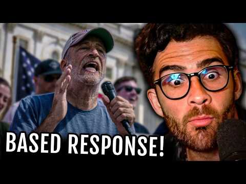 Thumbnail for Jon Stewart Gets SERIOUS For A Moment | Hasanabi reacts
