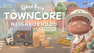 Building a Cute Neighborhood on Poptart! | Speedbuild // Animal Crossing New Horizons